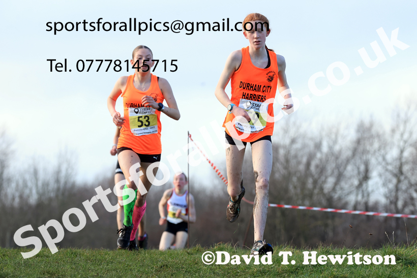 Girls Under-15s 2026 NEHL Sherman Cup and Davidson Shield, Temple Park, South Shields. Photo: David T. Hewitson/Sports for All Pics